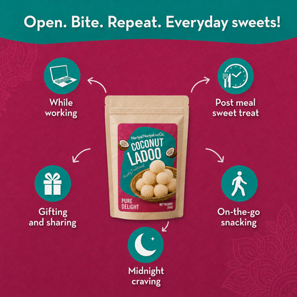 Traditional White Coconut Ladoo (Narkel Naru)