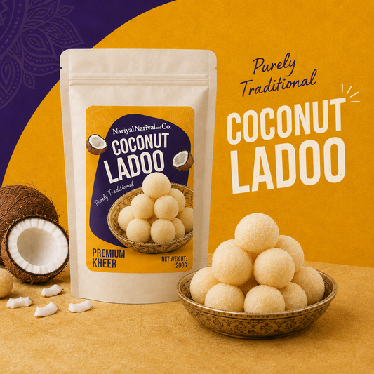 Premium Kheer Coconut Ladoo (Kheerer Narkel Naru)